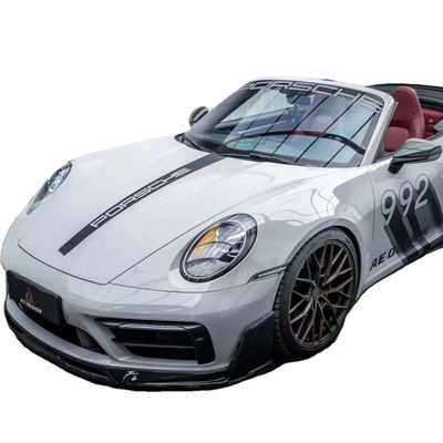 포르쉐 992s 탄소 섬유 보디 키트 992s AE 스타일 건조 탄소 섬유 앞 입술 확산 스포일러 사이드 스커트