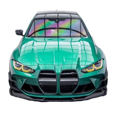 BMW G80 G82 M3 M4 탄소섬유 보디 키트 G80 G82 M3 M4 업그레이드 된 AE 스타일 앞 입술 확산 스포일러 사이드 스커트 보디 키트