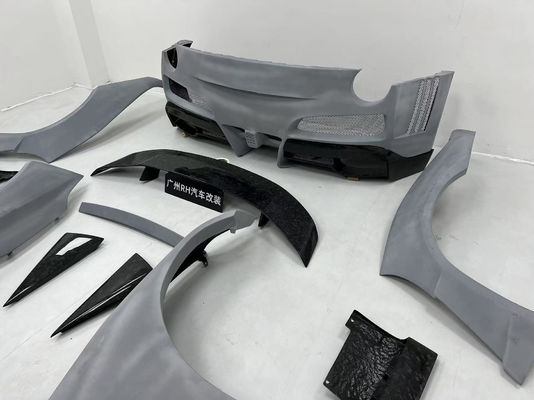 페라리 F12 탄소섬유 바디 키트 F12 노비텍 N-라고 스타일 앞뒤 배머 휠 아치 F12 앞 입술 확산 스포일러