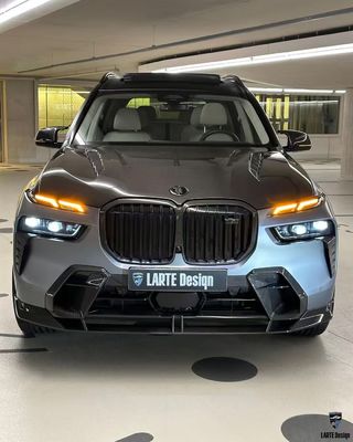 BMW X7 탄소 섬유 보디 키트 X7 LD 스타일 탄소 섬유 앞 입술 확산기 스포일러 후드 바퀴 아치