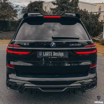BMW X7 탄소 섬유 보디 키트 X7 LD 스타일 탄소 섬유 앞 입술 확산기 스포일러 후드 바퀴 아치