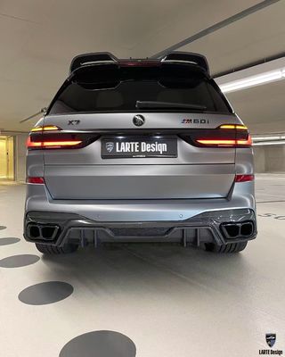 BMW X7 탄소 섬유 보디 키트 X7 LD 스타일 탄소 섬유 앞 입술 확산기 스포일러 후드 바퀴 아치