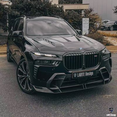 BMW X7 탄소 섬유 보디 키트 X7 LD 스타일 탄소 섬유 앞 입술 확산기 스포일러 후드 바퀴 아치