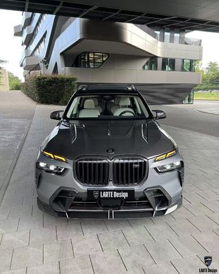 BMW X7 탄소 섬유 보디 키트 X7 LD 스타일 탄소 섬유 앞 입술 확산기 스포일러 후드 바퀴 아치