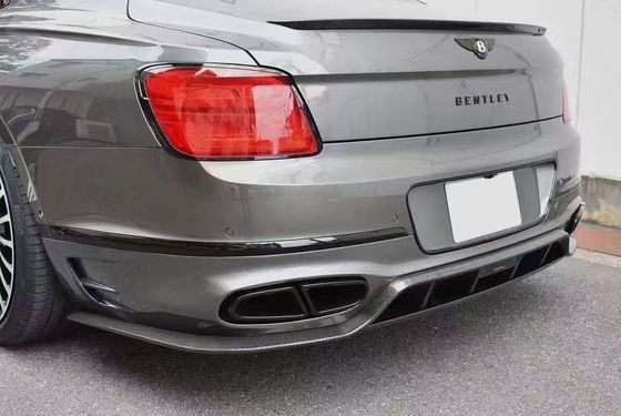 벤틀리 플라잉 스퍼 탄소 섬유 바디 키트 플라잉 스퍼 업그레이드 MANSORY 스타일 앞 입술 확산기 스포일러 후드 바디 키트