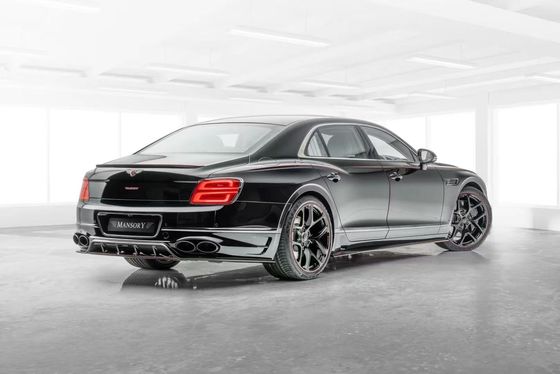 벤틀리 플라잉 스퍼 탄소 섬유 바디 키트 플라잉 스퍼 업그레이드 MANSORY 스타일 앞 입술 확산기 스포일러 후드 바디 키트