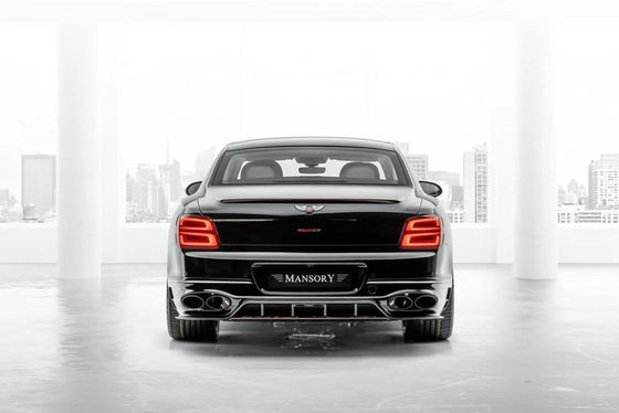 벤틀리 플라잉 스퍼 탄소 섬유 바디 키트 플라잉 스퍼 업그레이드 MANSORY 스타일 앞 입술 확산기 스포일러 후드 바디 키트