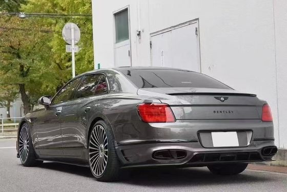 벤틀리 플라잉 스퍼 탄소 섬유 바디 키트 플라잉 스퍼 업그레이드 MANSORY 스타일 앞 입술 확산기 스포일러 후드 바디 키트