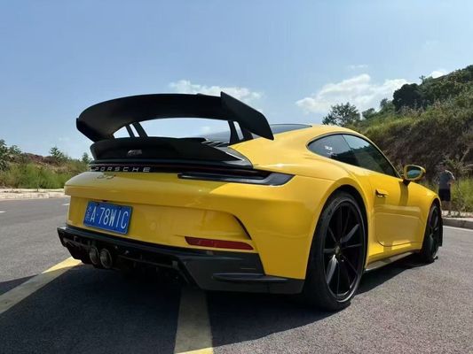 포르쉐 992 탄소섬유 바디 키트 992 GT3 스타일 앞뒤 배머 사이드 스커트 스포일러 후드