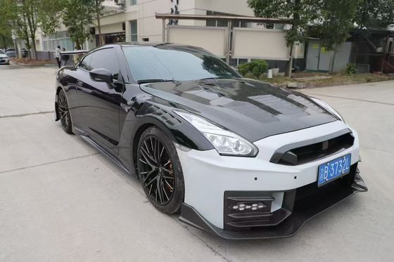 닛산 GTR 탄소섬유 바디 키트 GTR r35 업그레이드 2024nismo 스타일 앞뒤 배머 스포일러 후드 펜더