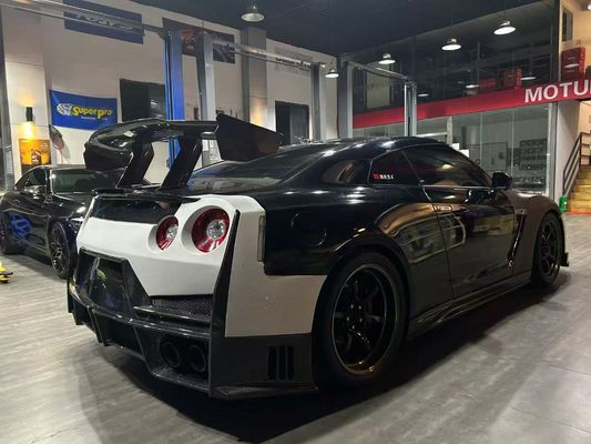 닛산 GTR 탄소섬유 바디 키트 GTR r35 업그레이드 2024nismo 스타일 앞뒤 배머 스포일러 후드 펜더