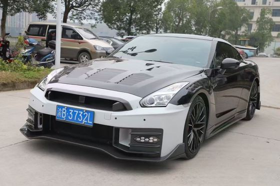 닛산 GTR 탄소섬유 바디 키트 GTR r35 업그레이드 2024nismo 스타일 앞뒤 배머 스포일러 후드 펜더