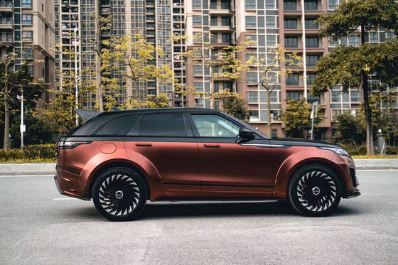 랜드로버에 대한 Velar 탄소섬유 바디 키트 Velar 업그레이드 LM 스타일 앞뒤 배머 스포일러 와이드보디 키트
