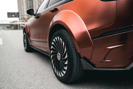 랜드로버에 대한 Velar 탄소섬유 바디 키트 Velar 업그레이드 LM 스타일 앞뒤 배머 스포일러 와이드보디 키트