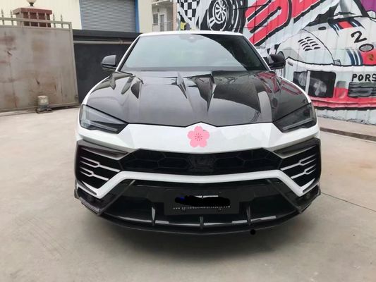 람보르기니 URUS 탄소 섬유 보디 키트 Urus 업그레이드 최고 스타일 탄소 섬유 앞 입술 확산 스포일러 후드 와이드보디 키트