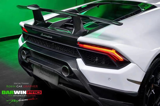 람보르기니 LP580 LP610 탄소섬유 바디 키트 LP580 LP610 업그레이드 된 LP640 스타일 앞뒤 배머 스포일러 후드