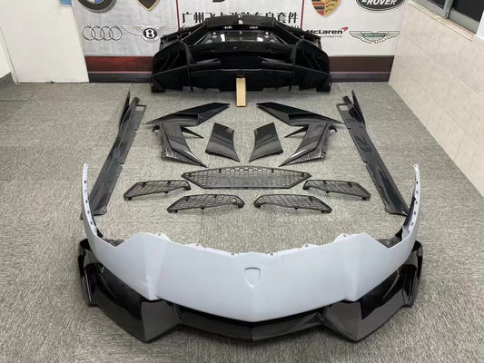 람보르기니 LP700 탄소 섬유 보디 키트 LP700 업그레이드 MSY 스타일 건조 탄소 섬유 앞뒤 배머 스포일러