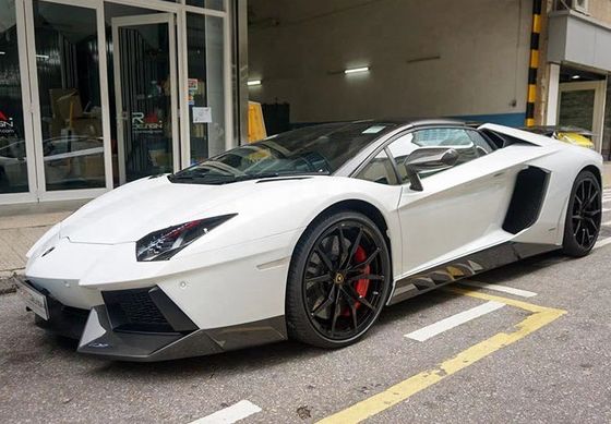 람보르기니 LP700 LP750 탄소섬유 보디 키트 LP700 750 업그레이드 노비 앞 껍질 옆 스커트 보디 키트