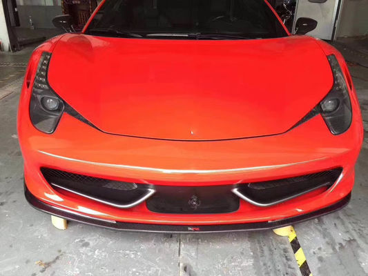 페라리 458 탄소 섬유 보디 키트 458 탄소 섬유 앞 입술 확산 스포일러 사이드 스커트 보디 키트