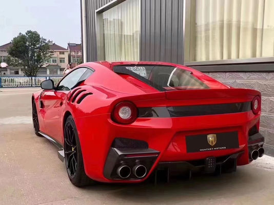페라리 F12의 새로운 제품 F12 보디 키트 TDF 스타일 앞 및 뒷 배머 업그레이드