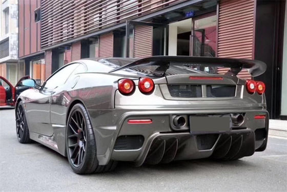 페라리 F430 바디 키트 F430 업그레이드 된 ASI 스타일 앞 및 뒷 배머 스포일러 F430 탄소 섬유 바디 키트