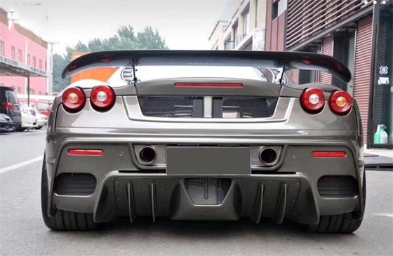 페라리 F430 바디 키트 F430 업그레이드 된 ASI 스타일 앞 및 뒷 배머 스포일러 F430 탄소 섬유 바디 키트