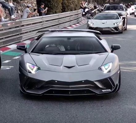 LP700 LP720 람보르기니 바디 키트 공기 흡수 탄소 섬유 폭체 키트 후드 엔진 커버