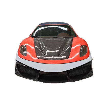 VORS 와이드보디 F430 카시 키트 2005 - 2009 페라리 F430 스포일러 후드