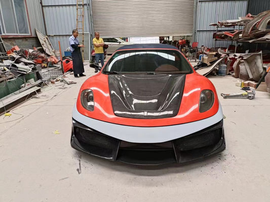 VORS 와이드보디 F430 카시 키트 2005 - 2009 페라리 F430 스포일러 후드