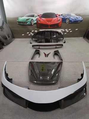 VORS 와이드보디 F430 카시 키트 2005 - 2009 페라리 F430 스포일러 후드