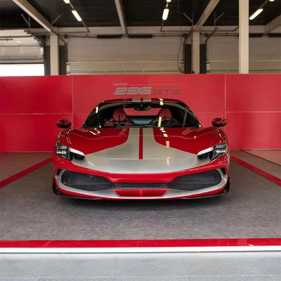 296GTB 페라리 보디 키트 296GTB OEM 탄소섬유 유니버설 프론트 디푸저 스포일러 보디 키트