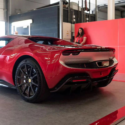 296GTB 페라리 보디 키트 296GTB OEM 탄소섬유 유니버설 프론트 디푸저 스포일러 보디 키트