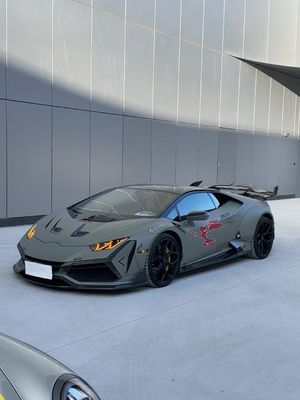 후라칸 LP580 610 탄소 섬유 시체 키트 EVO 앞 배머 바퀴 아치 교체