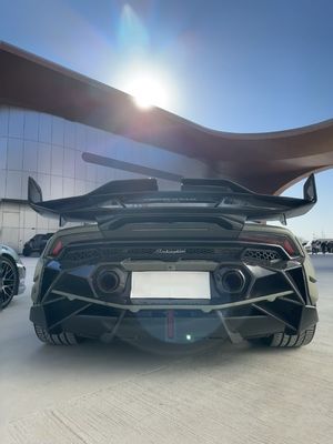 후라칸 LP580 610 탄소 섬유 시체 키트 EVO 앞 배머 바퀴 아치 교체
