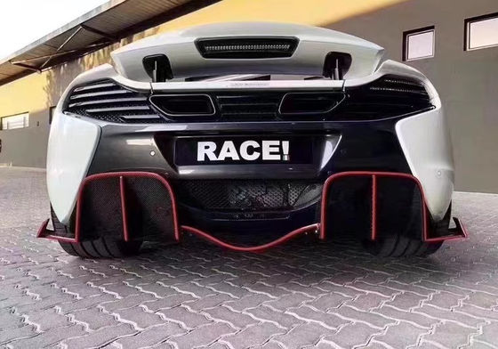 맥라렌 MP4-12C 625C 650S 탄소섬유 보디 키트 업그레이드 675LT 스타일 사이드 스커트 후방 확산기
