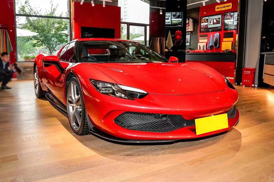 296 페라리 와이드 보디 키트 OEM 탄소 섬유 엔진 보호판