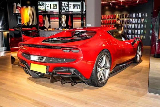 296 페라리 와이드 보디 키트 OEM 탄소 섬유 엔진 보호판