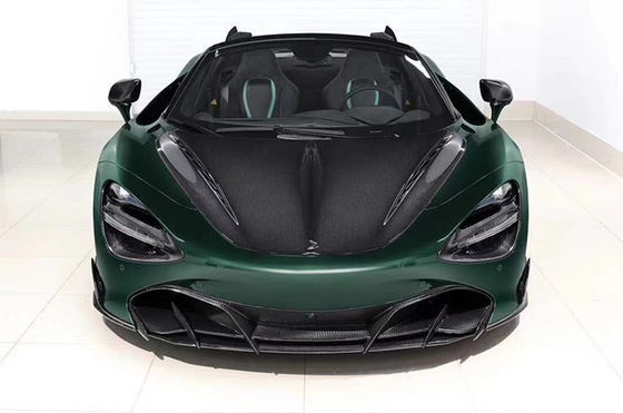맥라렌 720S 720 업그레이드 된 TOPCAR 스타일 앞 껍데기 후방 확산기 스포일러 커버