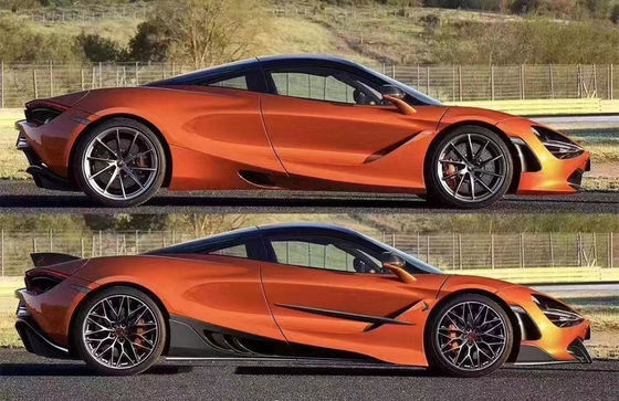 맥라렌 720S 720 업그레이드 된 TOPCAR 스타일 앞 껍데기 후방 확산기 스포일러 커버