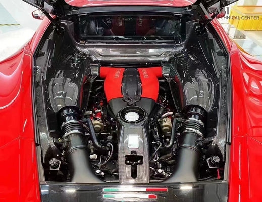488 페라리 보디 키트 건조 탄소 섬유 엔진 쉴드 OEM 탄소 섬유 오일 캡