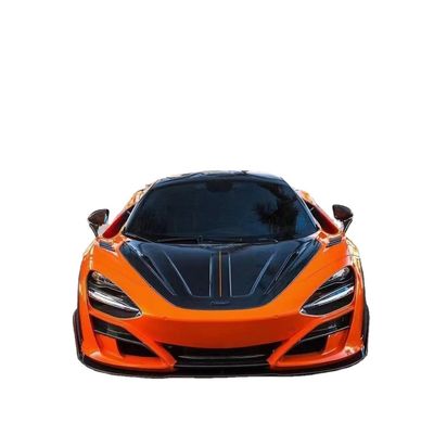 마클라렌 720에 대한 드라이 탄소 섬유 탄소 섬유 바디 키트 720s MSY 스타일 앞뒤 배머 스포일러 후드 업그레이드