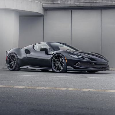 OEM 페라리 296 Gtb 바디 키트 탄소 섬유 바디 FY 스타일 사이드 스커트 바디 키트