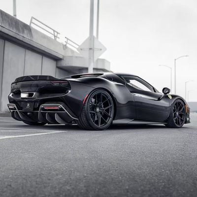 OEM 페라리 296 Gtb 바디 키트 탄소 섬유 바디 FY 스타일 사이드 스커트 바디 키트