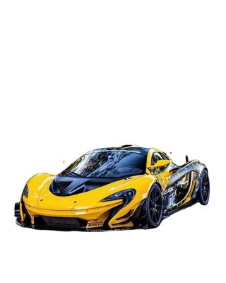 맥라렌 P1 보디 키트 P1 업그레이드된 GTR 스타일 앞뒤 배머 스포일러 탄소 섬유 보디 키트