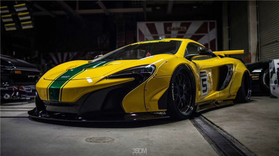 맥라렌 650S 625c 와이드 바디 키트 650S 625c LB 스타일 앞뒤 배머 스포일러 와이드 바디 키트를 업그레이드합니다