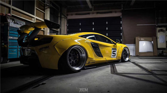 맥라렌 650S 625c 와이드 바디 키트 650S 625c LB 스타일 앞뒤 배머 스포일러 와이드 바디 키트를 업그레이드합니다