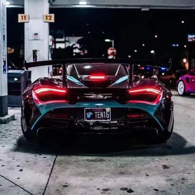 720S 맥라렌 보디 키트 1016 스타일 건조 탄소 섬유 꼬리 보디 키트