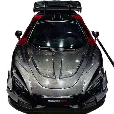 GTR 스타일 720 wide body kit 맥라렌 세나 바디 키트 앞 배머 탄소 섬유