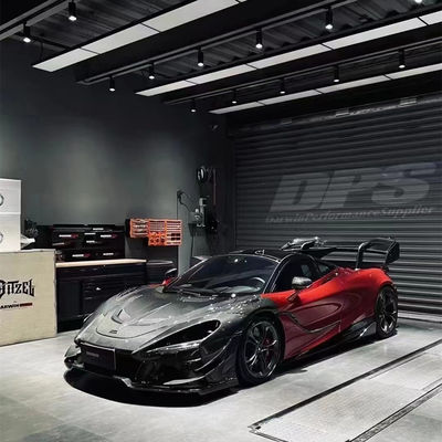 GTR 스타일 720 wide body kit 맥라렌 세나 바디 키트 앞 배머 탄소 섬유