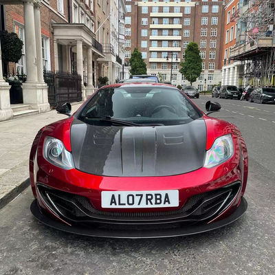 MP4 12C 맥라렌 보디 키트 MSY 스타일 앞뒤 배머 스포일러 와이드보디 키트 빨간색 검은색